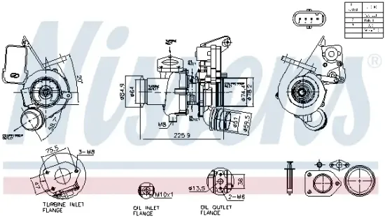 Lader, Aufladung NISSENS 93327 Bild Lader, Aufladung NISSENS 93327
