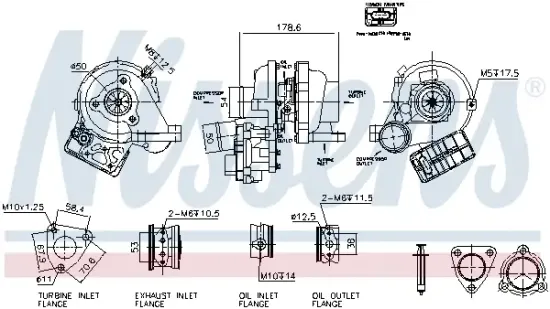 Lader, Aufladung NISSENS 93330 Bild Lader, Aufladung NISSENS 93330