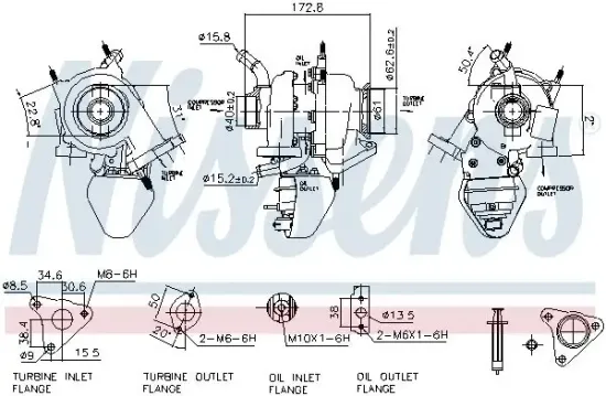 Lader, Aufladung NISSENS 93342 Bild Lader, Aufladung NISSENS 93342