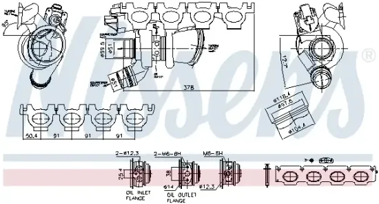 Lader, Aufladung NISSENS 93344 Bild Lader, Aufladung NISSENS 93344