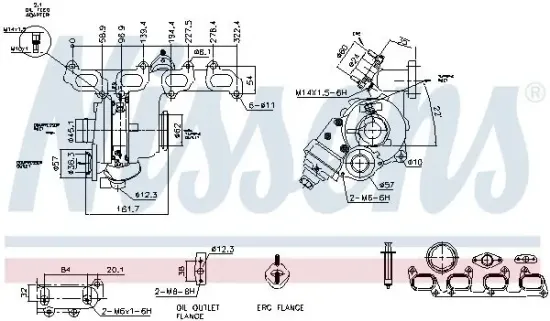 Lader, Aufladung NISSENS 93356 Bild Lader, Aufladung NISSENS 93356