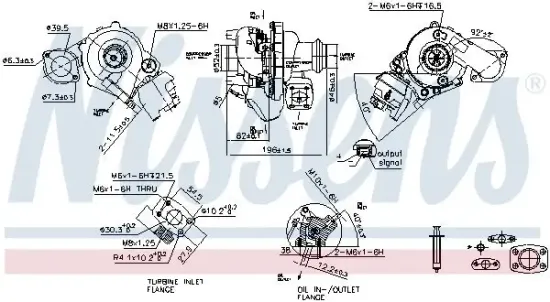 Lader, Aufladung NISSENS 93421 Bild Lader, Aufladung NISSENS 93421