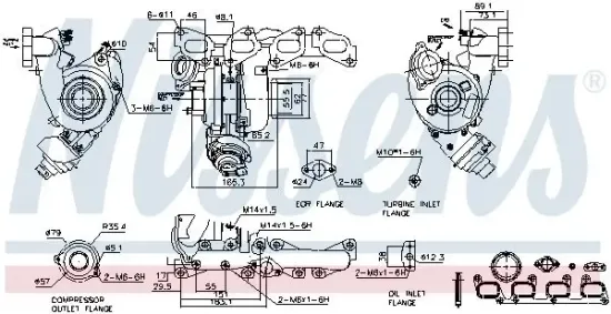Lader, Aufladung NISSENS 93429 Bild Lader, Aufladung NISSENS 93429