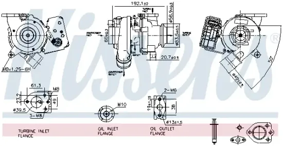 Lader, Aufladung NISSENS 93431 Bild Lader, Aufladung NISSENS 93431