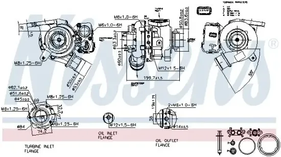 Lader, Aufladung NISSENS 93432 Bild Lader, Aufladung NISSENS 93432