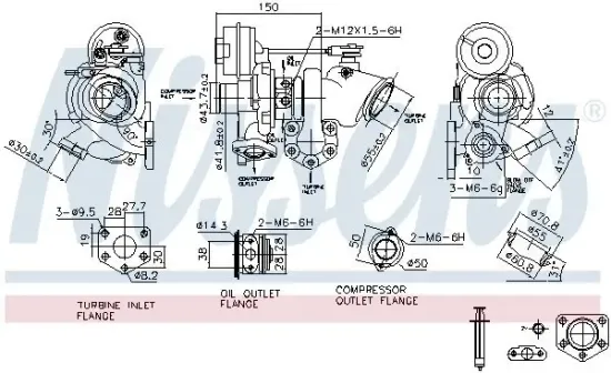 Lader, Aufladung NISSENS 93447 Bild Lader, Aufladung NISSENS 93447