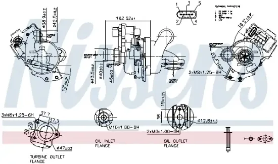 Lader, Aufladung NISSENS 93463 Bild Lader, Aufladung NISSENS 93463