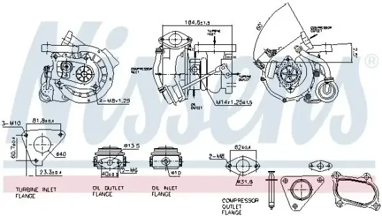 Lader, Aufladung NISSENS 93477 Bild Lader, Aufladung NISSENS 93477