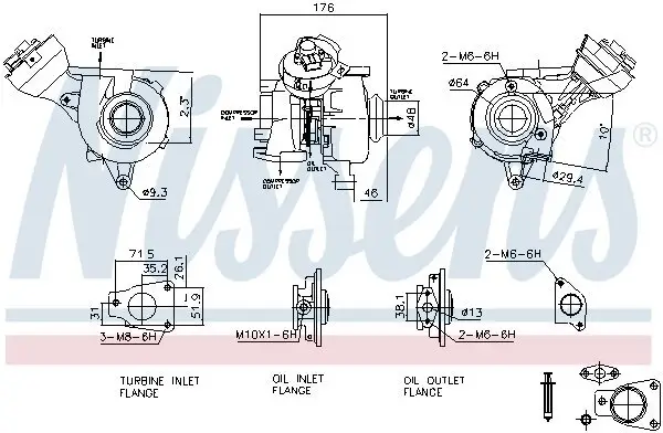 Lader, Aufladung NISSENS 93482