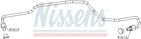Ölleitung, Lader NISSENS 935034 Bild Ölleitung, Lader NISSENS 935034