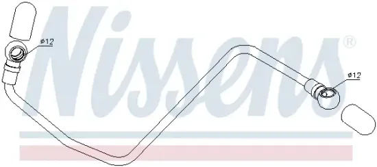 Ölleitung, Lader NISSENS 935049 Bild Ölleitung, Lader NISSENS 935049