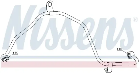 Ölleitung, Lader NISSENS 935055 Bild Ölleitung, Lader NISSENS 935055