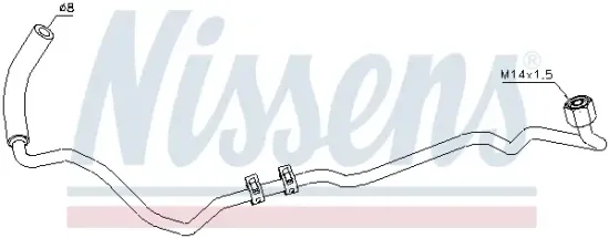 Ölleitung, Lader NISSENS 935061 Bild Ölleitung, Lader NISSENS 935061