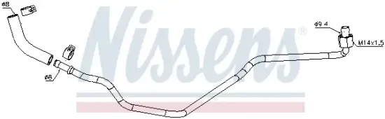 Ölleitung, Lader NISSENS 935062 Bild Ölleitung, Lader NISSENS 935062