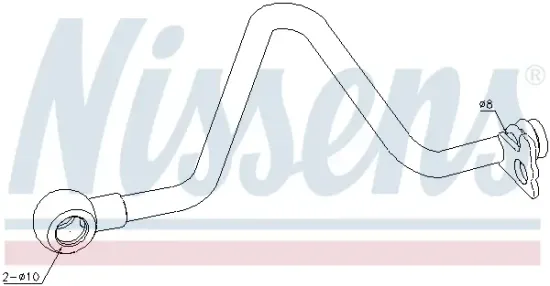 Ölleitung, Lader NISSENS 935068 Bild Ölleitung, Lader NISSENS 935068