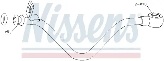 Ölleitung, Lader NISSENS 935076 Bild Ölleitung, Lader NISSENS 935076