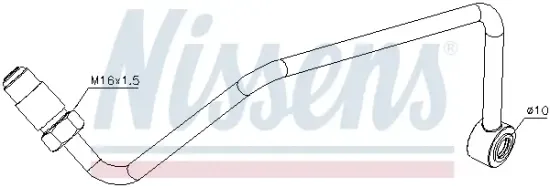 Ölleitung, Lader NISSENS 935087 Bild Ölleitung, Lader NISSENS 935087