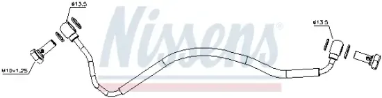 Ölleitung, Lader NISSENS 935101 Bild Ölleitung, Lader NISSENS 935101