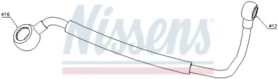 Ölleitung, Lader NISSENS 935116 Bild Ölleitung, Lader NISSENS 935116