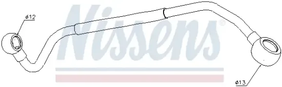 Ölleitung, Lader NISSENS 935117 Bild Ölleitung, Lader NISSENS 935117