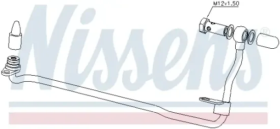 Ölleitung, Lader NISSENS 935145 Bild Ölleitung, Lader NISSENS 935145