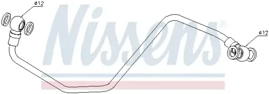 Ölleitung, Lader NISSENS 935149 Bild Ölleitung, Lader NISSENS 935149