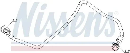 Ölleitung, Lader NISSENS 935151 Bild Ölleitung, Lader NISSENS 935151
