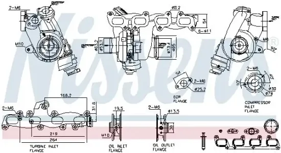 Lader, Aufladung NISSENS 93515 Bild Lader, Aufladung NISSENS 93515