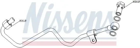 Ölleitung, Lader NISSENS 935172 Bild Ölleitung, Lader NISSENS 935172