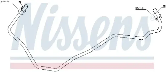 Ölleitung, Lader NISSENS 935219 Bild Ölleitung, Lader NISSENS 935219