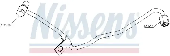 Ölleitung, Lader NISSENS 935260 Bild Ölleitung, Lader NISSENS 935260