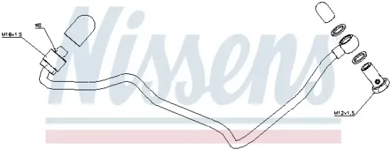 Ölleitung, Lader NISSENS 935267 Bild Ölleitung, Lader NISSENS 935267