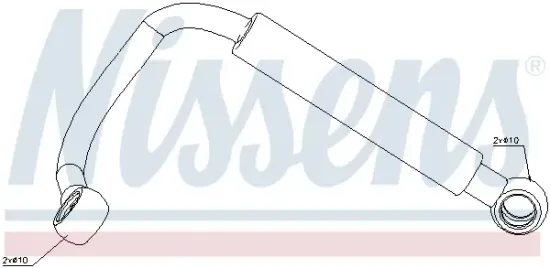 Ölleitung, Lader NISSENS 935271 Bild Ölleitung, Lader NISSENS 935271