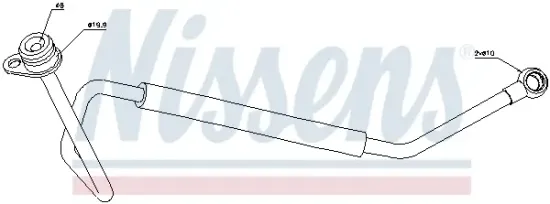 Ölleitung, Lader NISSENS 935288 Bild Ölleitung, Lader NISSENS 935288