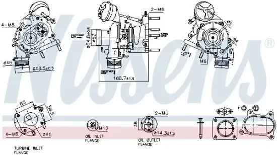 Lader, Aufladung NISSENS 93537 Bild Lader, Aufladung NISSENS 93537