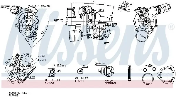 Lader, Aufladung NISSENS 93557