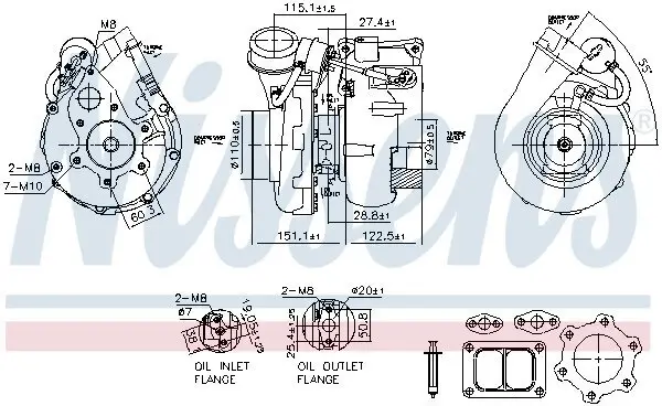 Lader, Aufladung NISSENS 93617 Bild Lader, Aufladung NISSENS 93617