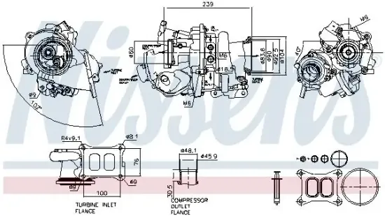 Lader, Aufladung NISSENS 93631 Bild Lader, Aufladung NISSENS 93631