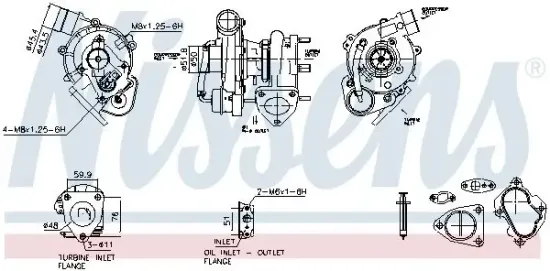 Lader, Aufladung NISSENS 93667 Bild Lader, Aufladung NISSENS 93667