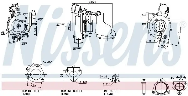 Lader, Aufladung NISSENS 93730