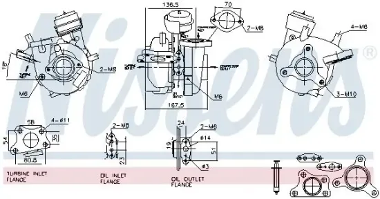 Lader, Aufladung NISSENS 93731 Bild Lader, Aufladung NISSENS 93731