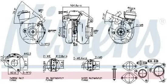 Lader, Aufladung NISSENS 93779 Bild Lader, Aufladung NISSENS 93779