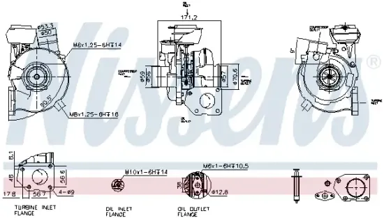 Lader, Aufladung NISSENS 93793 Bild Lader, Aufladung NISSENS 93793