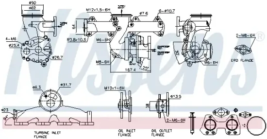 Lader, Aufladung NISSENS 93812 Bild Lader, Aufladung NISSENS 93812