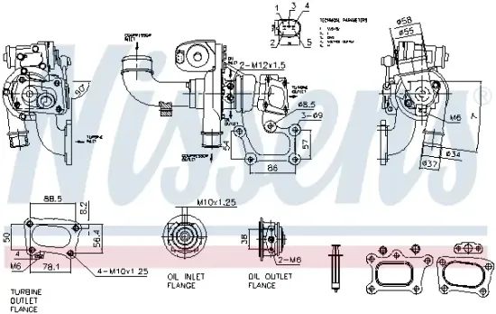 Lader, Aufladung NISSENS 93861 Bild Lader, Aufladung NISSENS 93861