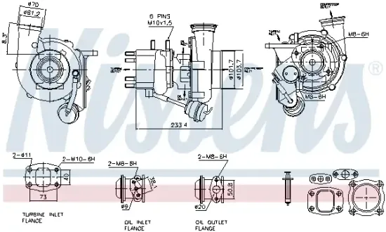 Lader, Aufladung NISSENS 93884 Bild Lader, Aufladung NISSENS 93884