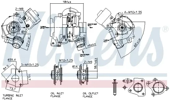 Lader, Aufladung NISSENS 93937 Bild Lader, Aufladung NISSENS 93937