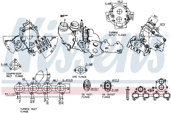 Lader, Aufladung NISSENS 93950 Bild Lader, Aufladung NISSENS 93950