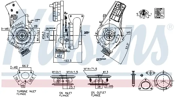Lader, Aufladung NISSENS 93969