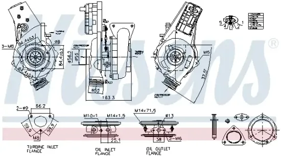 Lader, Aufladung NISSENS 93969 Bild Lader, Aufladung NISSENS 93969